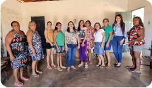 Na foto, o Grupo de Mulheres Juntas Venceremos” do Assentamento Agrovila Palmares, no Sertão do Apodi, estado do Rio Grande do Norte.