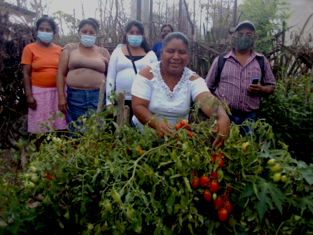 Mujeres de Chiquimula  organizadas para el cultivo de huertos agroecológicos y gestión de agua. Foto cortesía de: Organización Muejeres Progresistas.